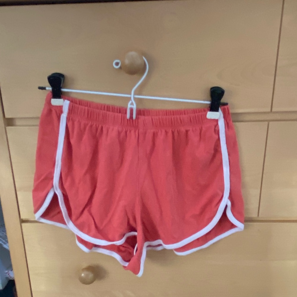 John galt pink shorts w white stripes